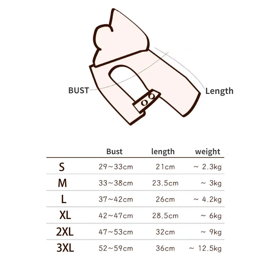 Warm Pet Clothing Cape Pet Hood Cape Small Dog Cat Teddy Autumn and Winter Thickened Puppy Clothes Designer Dog Clothes