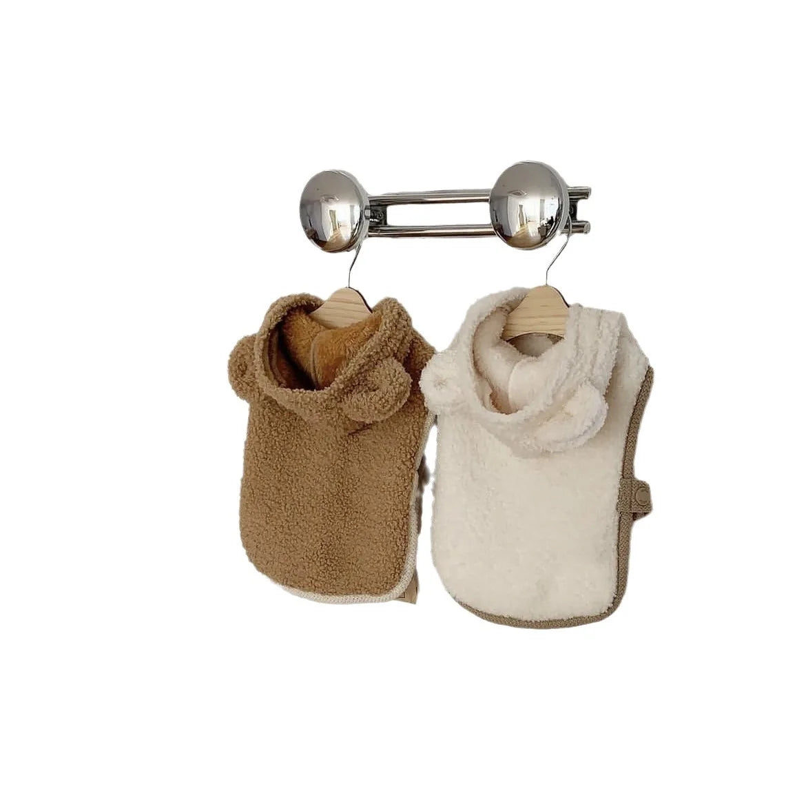 Warm Pet Clothing Cape Pet Hood Cape Small Dog Cat Teddy Autumn and Winter Thickened Puppy Clothes Designer Dog Clothes