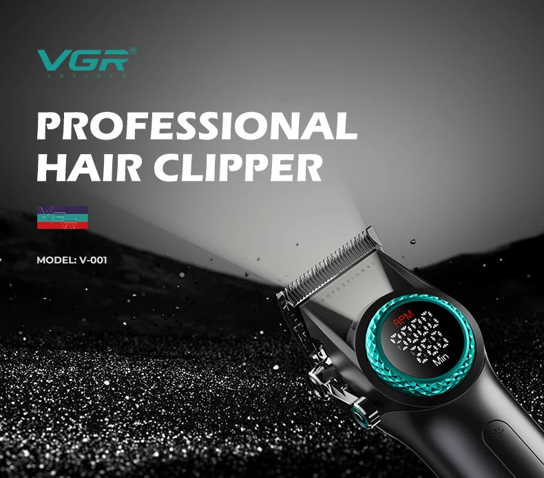 VGR Hair Trimmer Professional Hair Cutting Machine Barber Hair Clipper Adjustable Haircut Machine 9000 RPM Trimmer for Men V-001